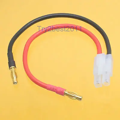 Большая Tamiya штекер 4 ММ золотой Банан разъем адаптера|male connector|male malemale to male |