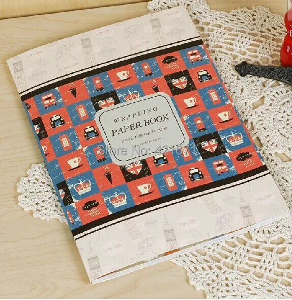 2015 новая эксклюзивная рукоделие Подарочная упаковка книга 24 листов/набор