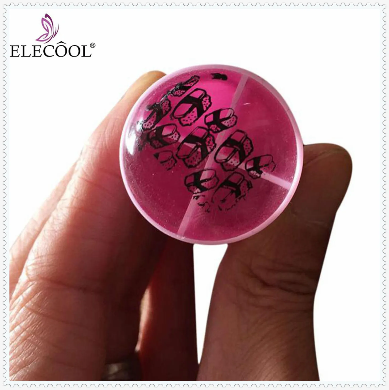 ELECOOL 1 шт. Набор для ногтевого дизайна силиконовый прозрачный белый Желе тиснения