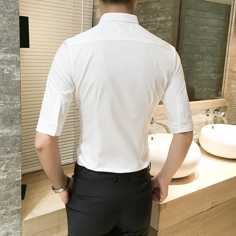 Новая летняя рубашка с принтом Тигра для ночного клуба мужская рукавами 1636P55 |