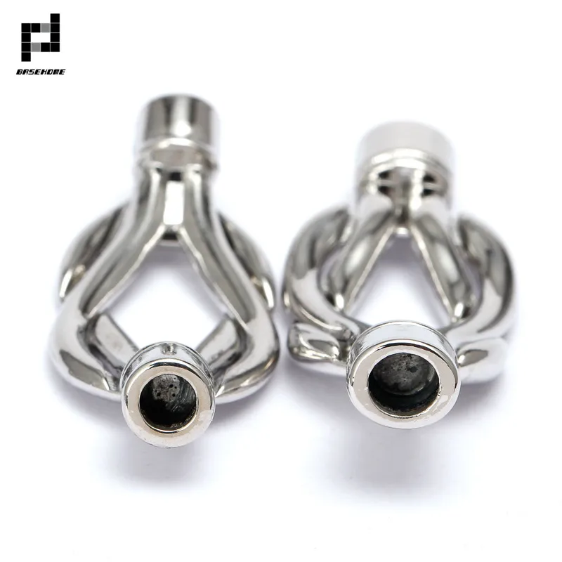 2 компл./лот родиевое покрытие сильные магнитные замочки для 4/5 мм кожаный шнур