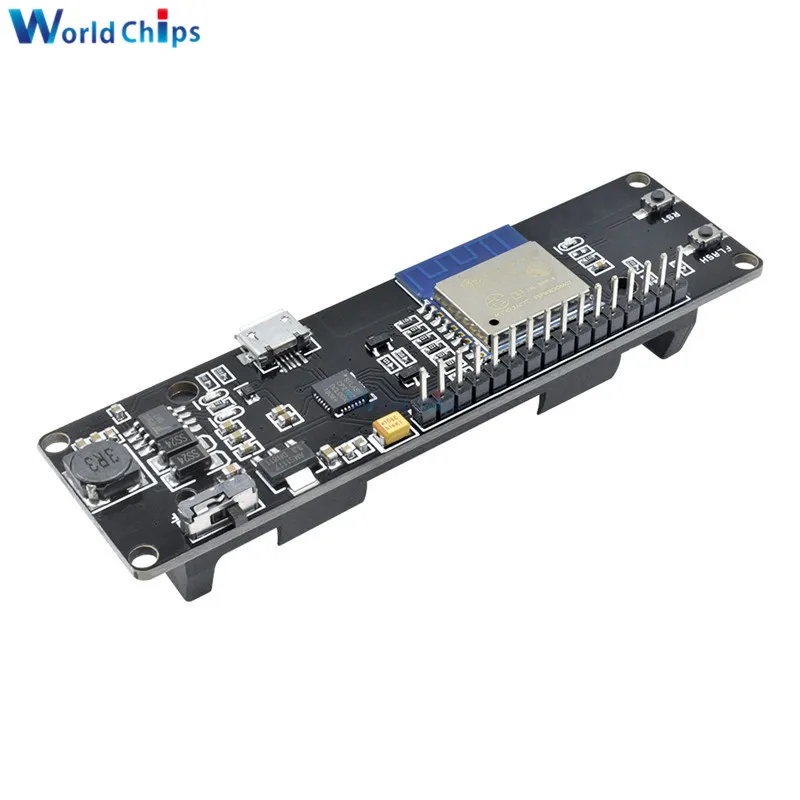 Для WeMos D1 Esp-Wroom-02 материнская плата ESP8266 Mini WiFi Nodemcu модуль 18650 зарядки аккумулятора макетная плата Nodemcu PWM IEC
