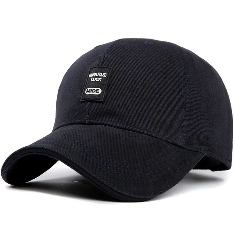 Navy Blue TFSCLOIN, новинка, унисекс, для мужчин и женщин, кепки для бега, одноцветная, хлопковая шапка, регулируемая, 3D дизайн, для спорта на открытом воздухе, козырек от солнца, бейсболки - Цвет: Navy Blue