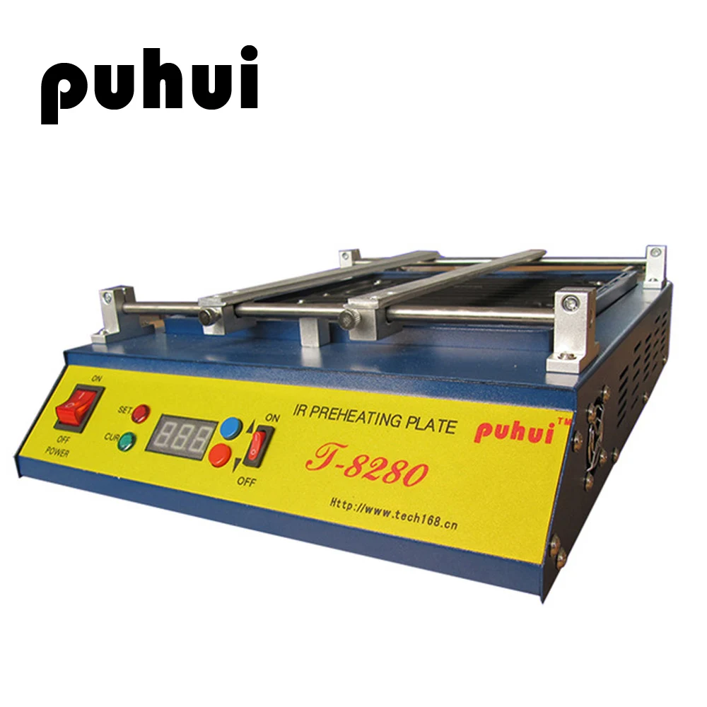 

PUHUI T8280 Infrared High Power PID Intelligent Temperature Control Heating T-8280 PCB Preheating Thermostat Soldering Station