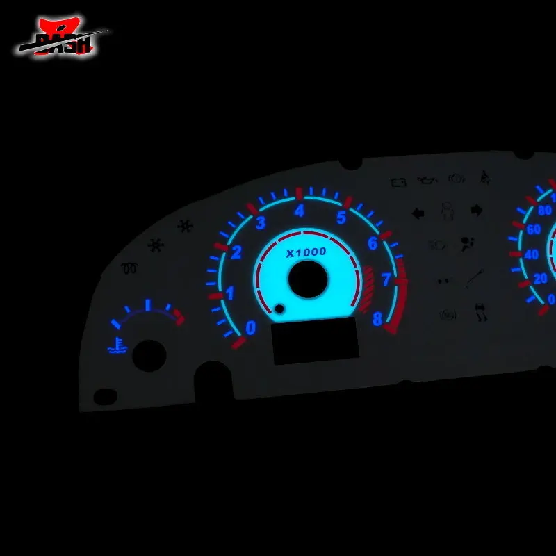 DASH EL Glow Gauge для Mondeo Mk3 Metrostar 2002 2003 обратное свечение белое лицо голубое зеленое