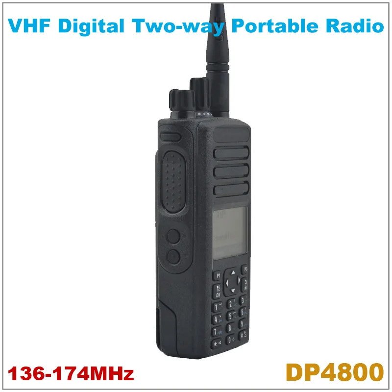 Оригинальная Портативная радиостанция DP4800 VHF 136 174 МГц цифровая портативная рация