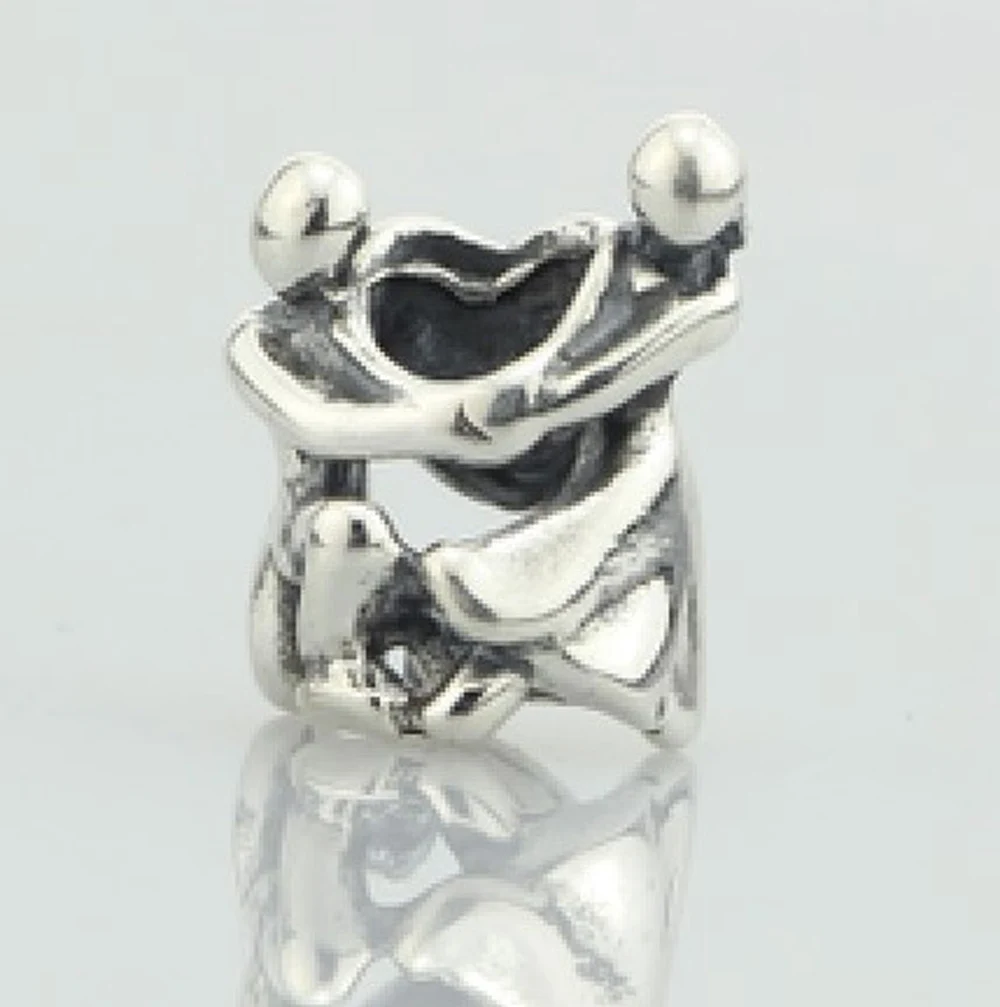 Омела натуральная 925 пробы серебряные Marry Me шарик шарма Подходит Европейский 3 0 мм