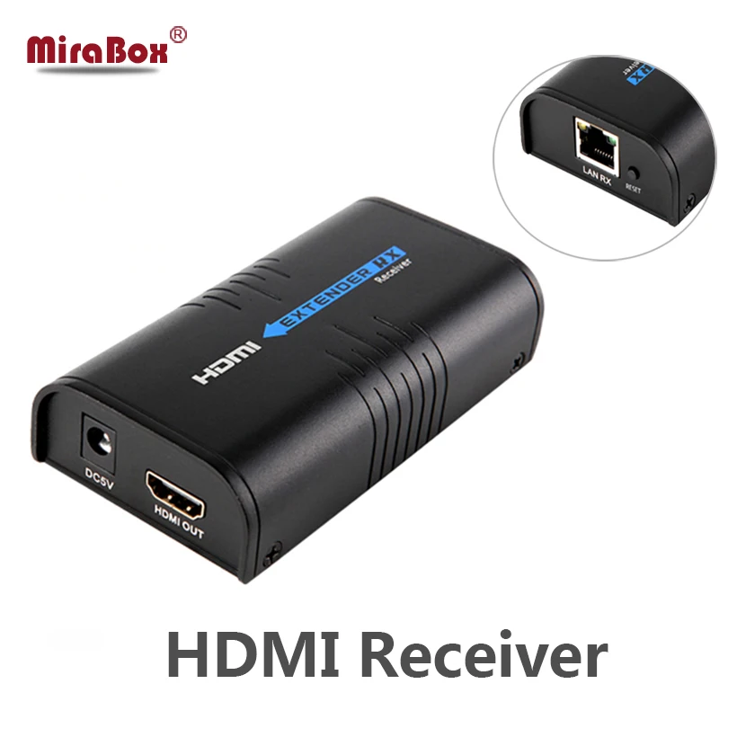 Удлинитель RX 120 м HDMI по TCP/IP UTP/STP CAT5e/6 Rj45 LAN сплиттер с поддержкой 1080p удлинитель