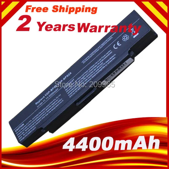 5200 мАч черный аккумулятор для Sony VAIO PCG 6P2L VGP BPL2 BPL2C BPS2 BPS2A BPS2B BPS2C|battery for sony vaio|sony vaio