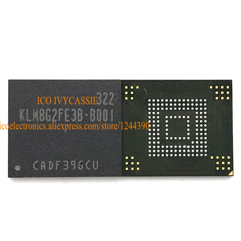 

KLM8G2FE3B-B001 eMMC NAND Flash Memory IC 8GB BGA Chip Brand New