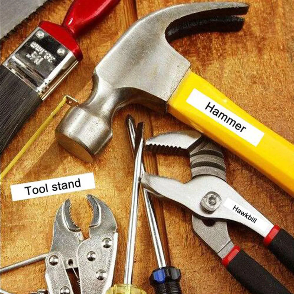 Лента для принтера Fimax 10 шт./упак. TZe241 18 мм черно-белая 1 шт. лента Brother P-touch TZe 241