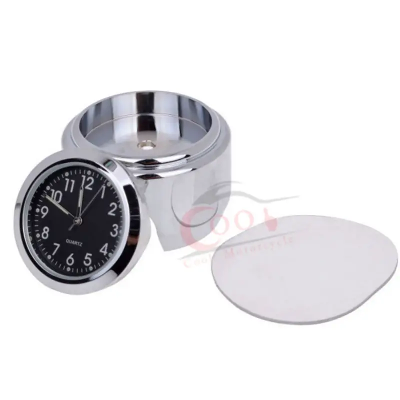 Часы наручные хромированные с креплением на руль мотоцикла 7/8 дюйма|handlebar bike|handlebar