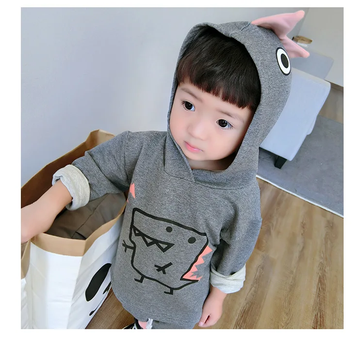 2019 Kids clothes sets Cartoon monster dinosaur girls boys Comfortable soft toddler baby coat children clothing Halloween gifts | Детская