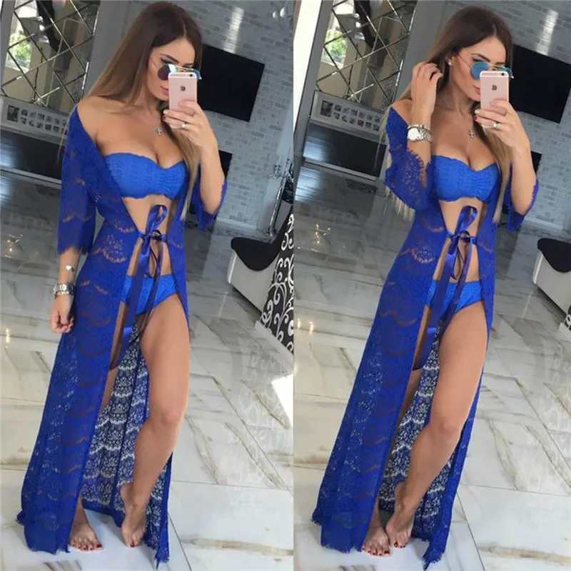 Saida De Praia 2018 Пляжная накидка парео Плайя платье Vestido Livre Купальник одежда