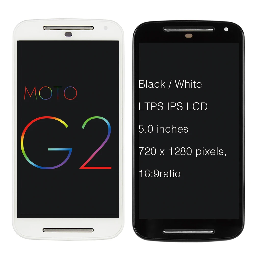 5 0 '񟡰x720 LCD для MOTOROLA MOTO G2 Дисплей G + 1 XT1063 XT1069 XT1068 с сенсорным экраном