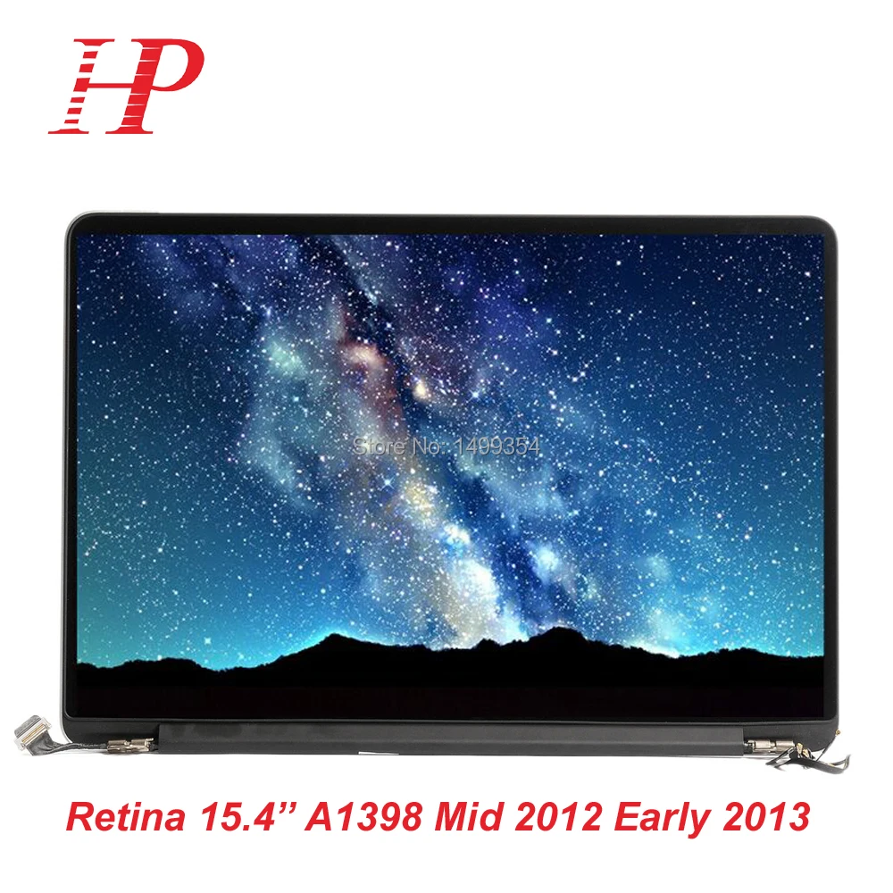 Средний 2012 EMC2512 A1398 широкоформатный lcd экран Дисплей для Macbook Pro retina 15 ''ЖК