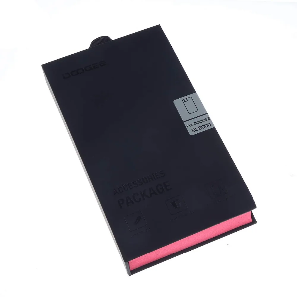 Оригинальный кожаный чехол DOOGEE BL9000 2 в 1 с закаленным стеклом защитная пленка