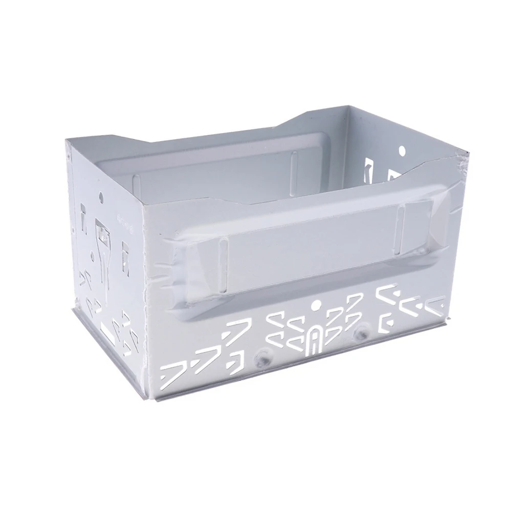 Универсальный металлический автомобильный 2 Din монтажный фитинг для приборной