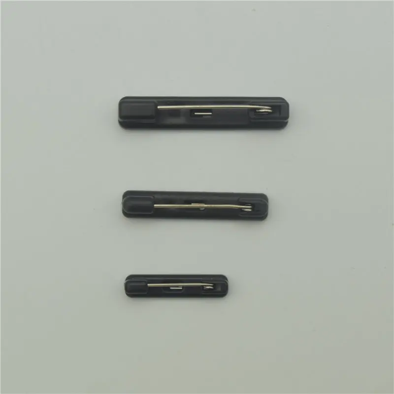 100 шт. черные пластиковые защитные булавки основа для самодельных ювелирных