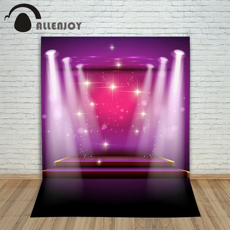 Фон для фото тканевый виниловый светло красный фиолетовый лестница фон
