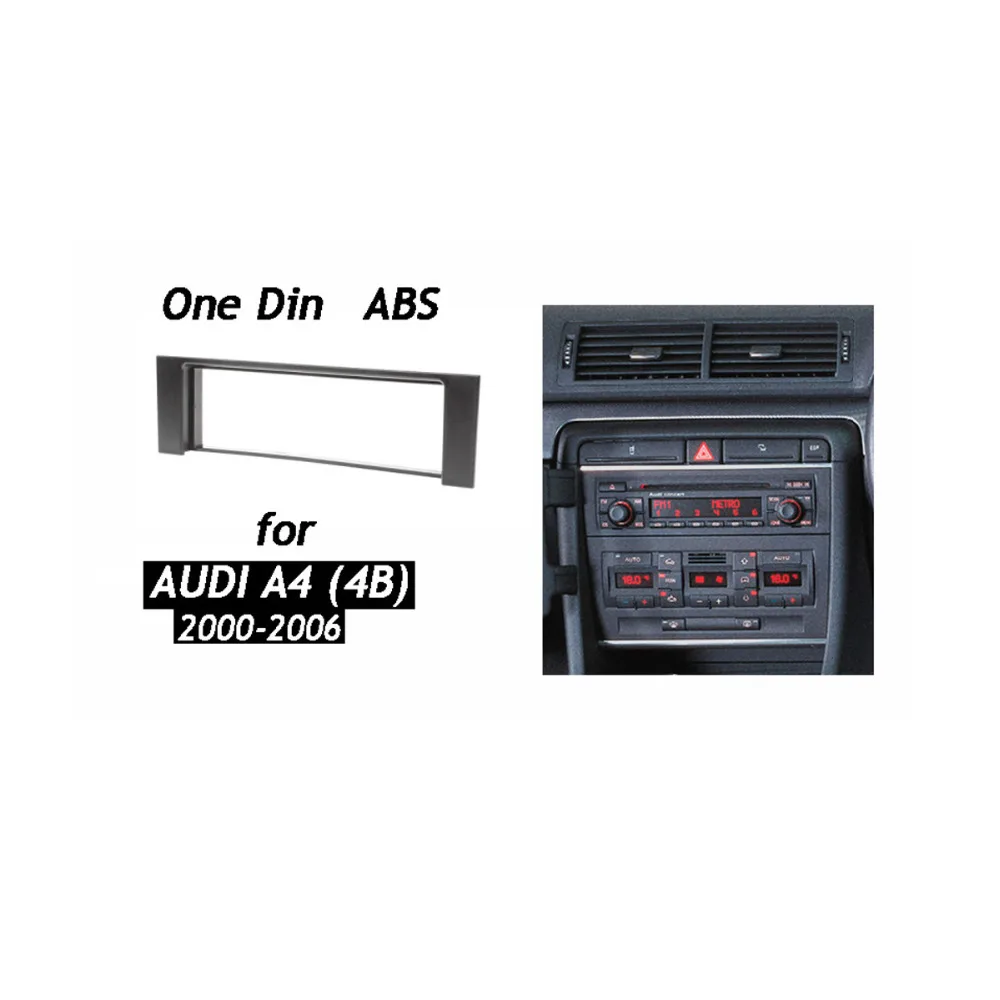 Одна Din фасция для Audi A4 радио CD DVD стерео панель установочный набор крепления на