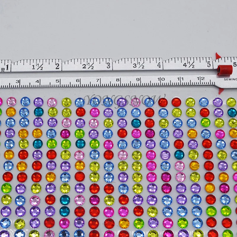 900 шт./лот диаметр 4 мм акриловые стразы для телефона ПК автомобиля сделай сам