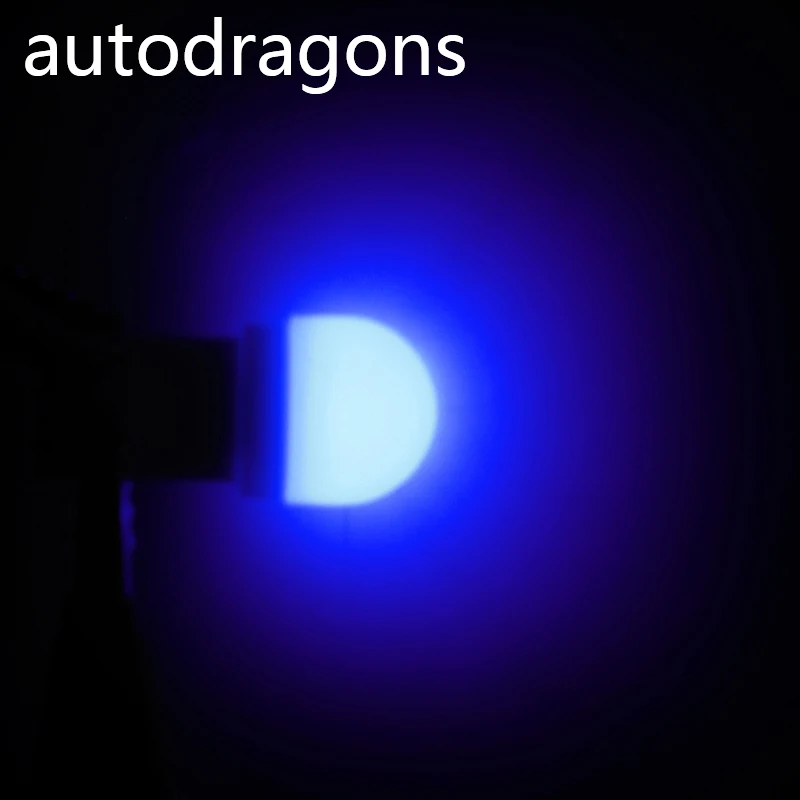 Autodragons 20 * матовая круглая линза SMD 1 5050SMD Флиппер лампа не ореолы #555 танкетка AC DC 6 3 V
