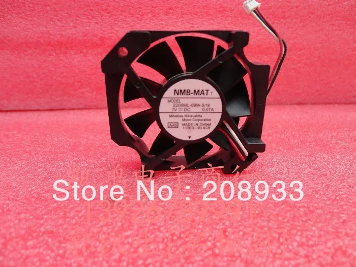 Для NMB 2206ML 09W S19 7В 0.07A 5 7 см 57*52 мм бесшумный USB вентилятор + охлаждения|cooling fan|nmb cooling