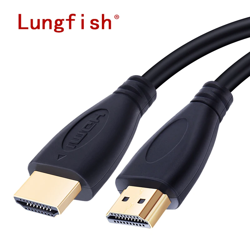 Lungfish HDMI кабель видео кабели Позолоченные 0 3 м 1 2 5 7 10 15 20 4 1080P 3D для HDTV сплиттер