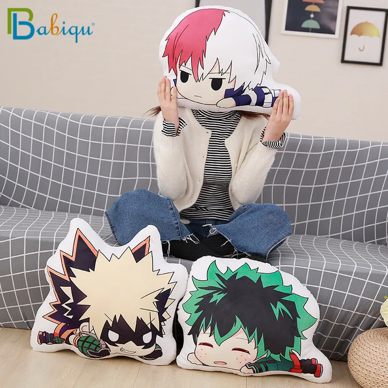 35 см милый аниме Bakugou Katsuki Todoroki Shoto Midoriya Izuku Подушка плюшевая Boku без героев Академия