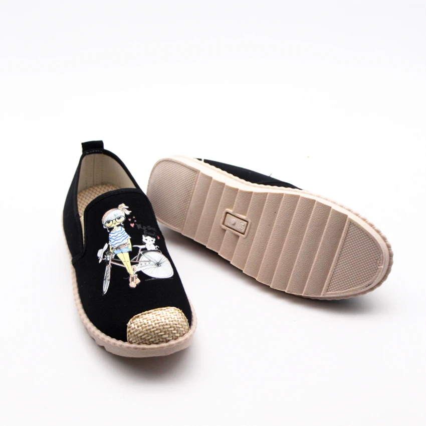 Парусиновая обувь Cresfimix sapatos femininas женские милые Белые слипоны летние лоферы с