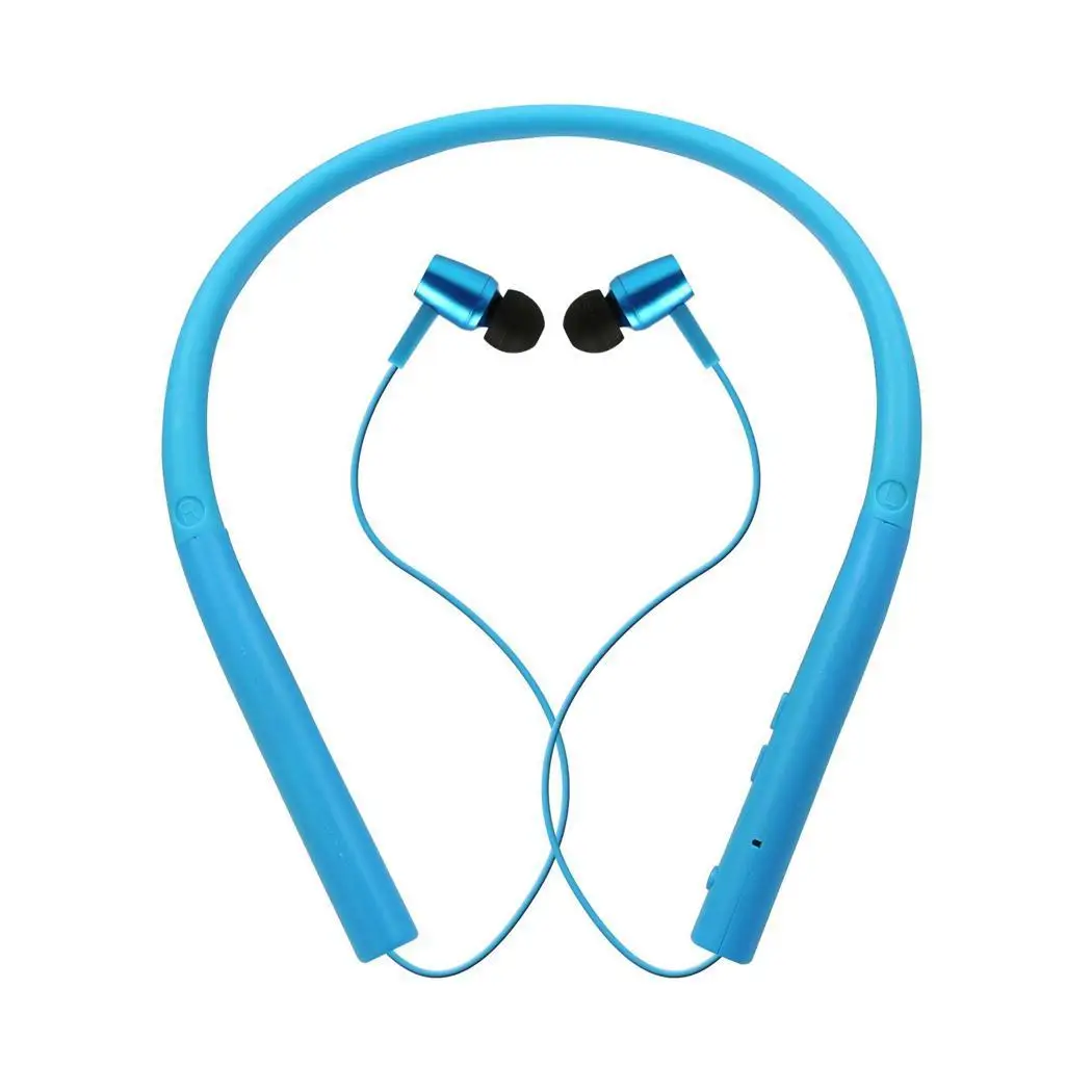 Wireless Earphone Neckband Bluetooth 4.2 Stereo Bass Earphones Music Noise Cancellation Headsets Blue | Электроника