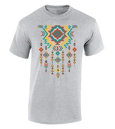 Модные футболки icustomworld Southwest Pattern Футболки Индийский Племенной Ожерелье Рубашка