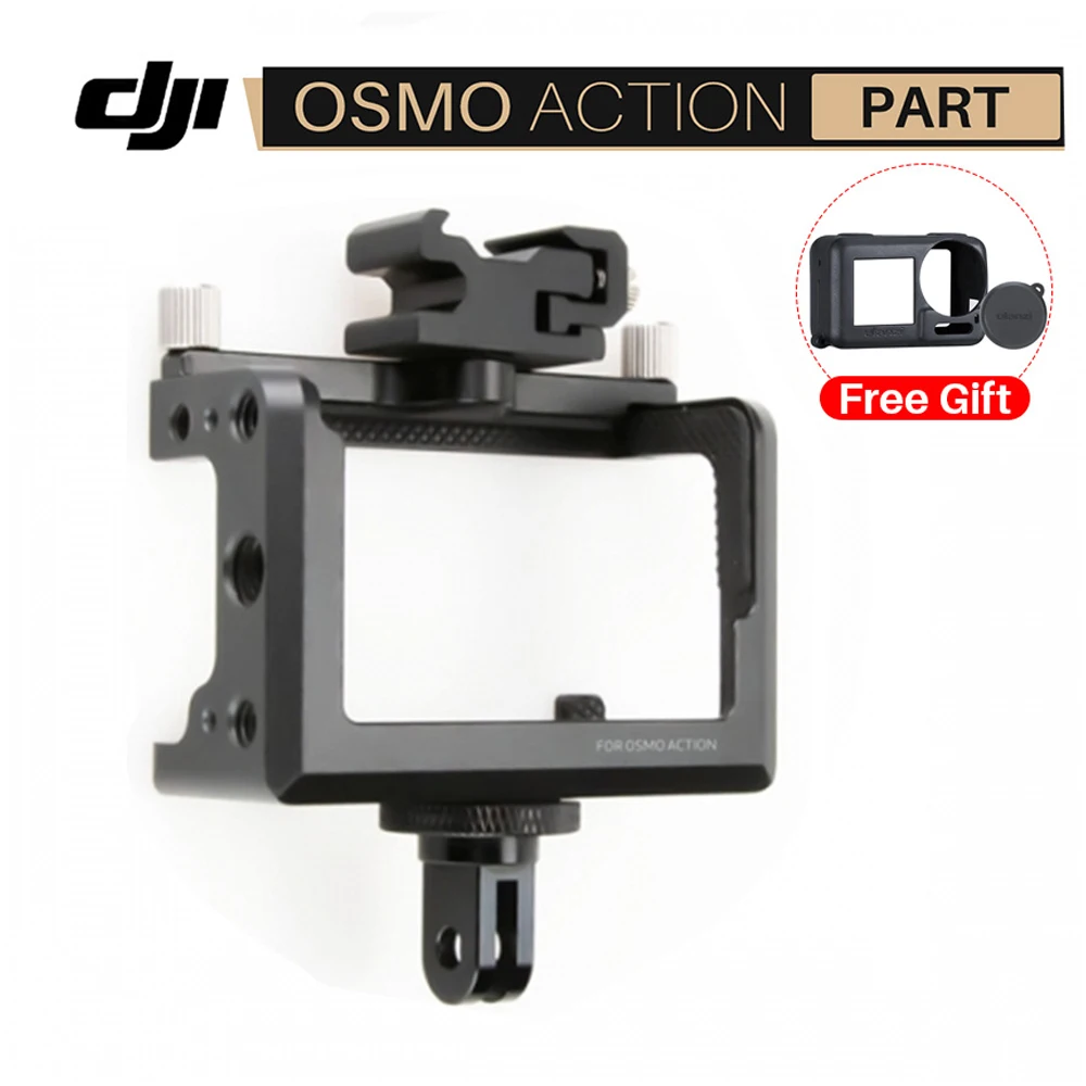 DF DIGITALFOTO OA DM01 металлический чехол для Dji Osmo Action Vlog с холодной обувью микрофона