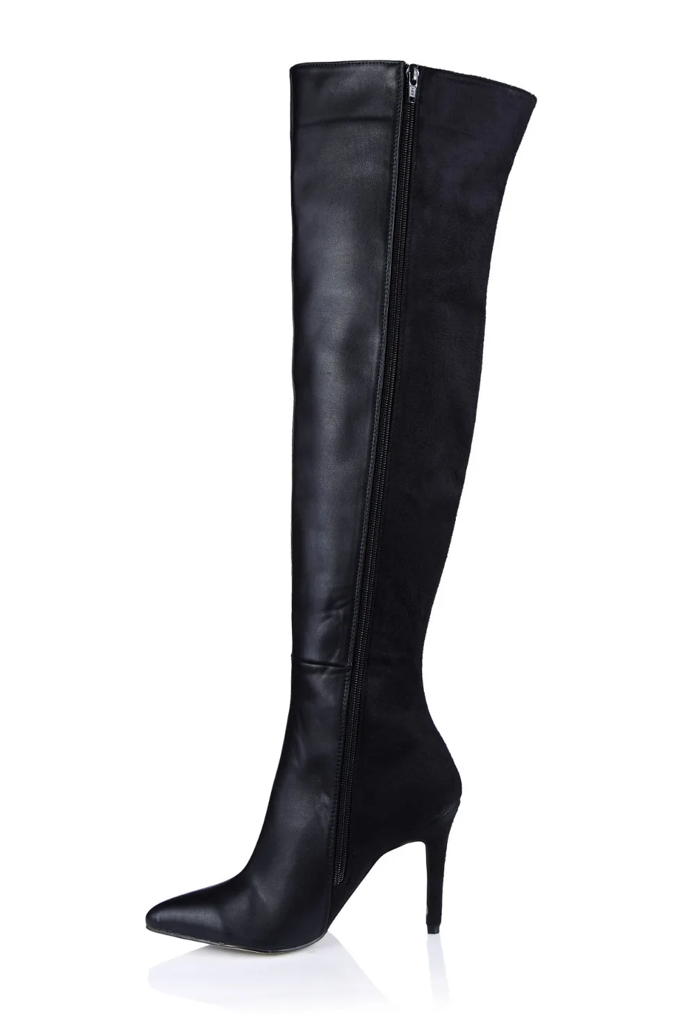 Пикантные туфли на высокой шпильке с заостренным носком ботинки по щиколотку