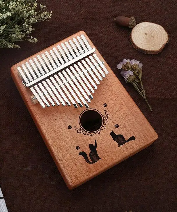B 17 клавиш Kalimba дерево красное дерево тело «пианино для больших пальцев» Аксессуары для музыкальных инструментов цвета могут быть выбраны - Цвет: B