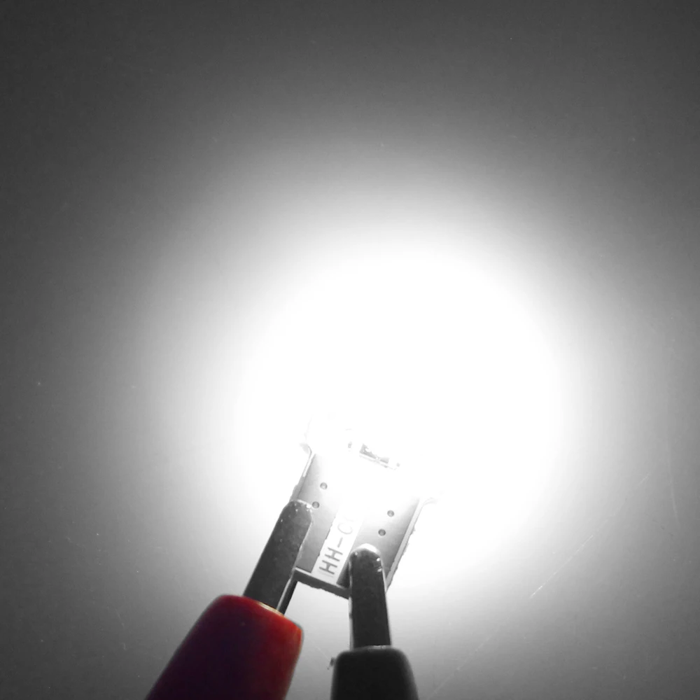 Фото Светодиодсветодиодный лампы T10 LED W5W 194 168, автомобильная лампа COB, силиконовые Автомобильные светодиодные лампы, супер яркая лампа 12 В 6000K, хол... №2