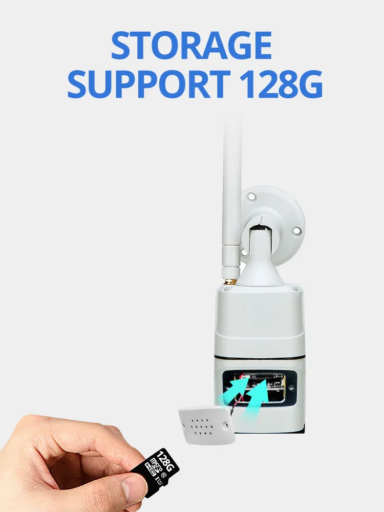 Weтранс IP камера Wifi 4MP Водонепроницаемая HD H.265 камера безопасности наружная беспроводная камера ночного видения Наблюдения Пуля HD CCTV Cam