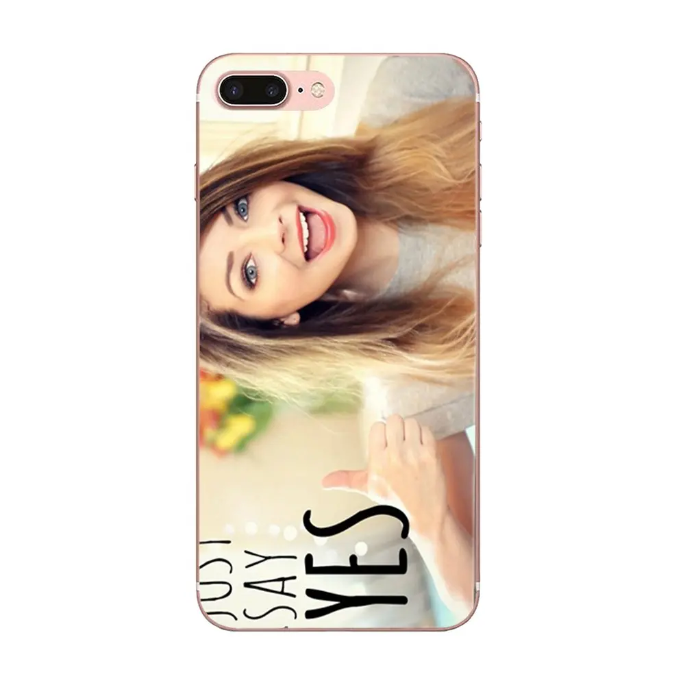 Новая стильная красивая девушка из ТПУ Zoella для Xiaomi Redmi Note 2 3 3S 4 4A 4X 5 5A 6 6A Pro