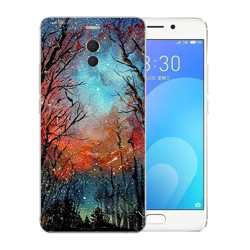Силиконовый чехол для телефона с рисунком звездного неба Meizu M6 Note Shell Note/Blue Charm 6 |