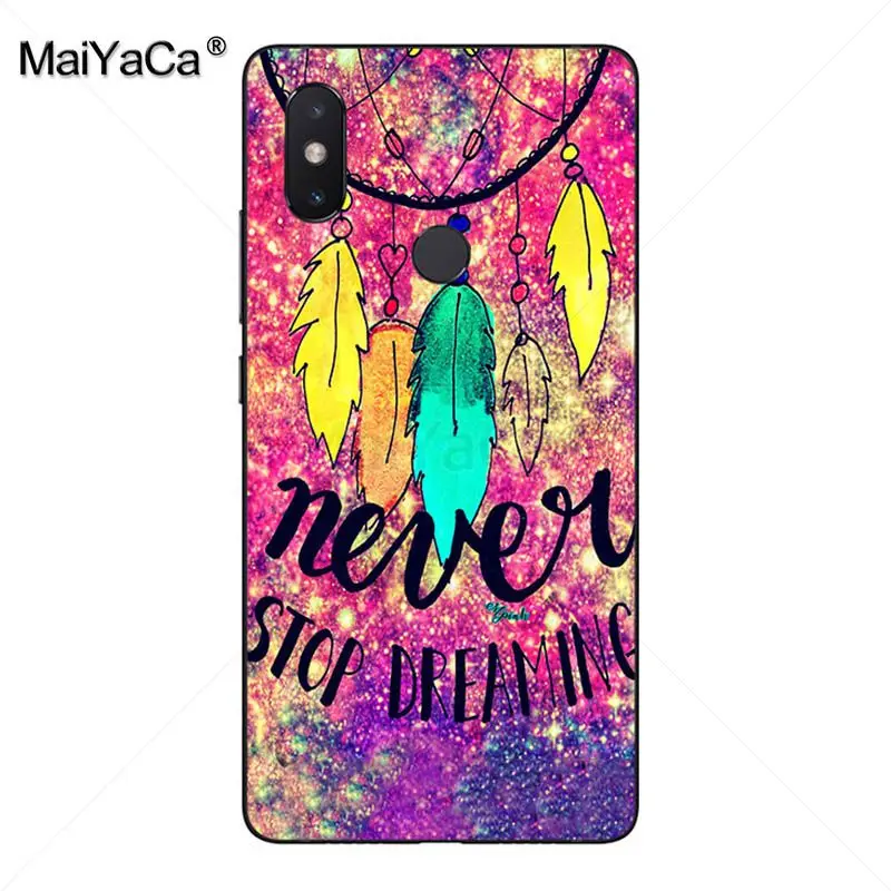 MaiYaCa Never Stop Dreaming Life милый чехол для телефона xiaomi mi 8se 6 note2 note3 redmi 5 plus note 4 5|Бамперы| |