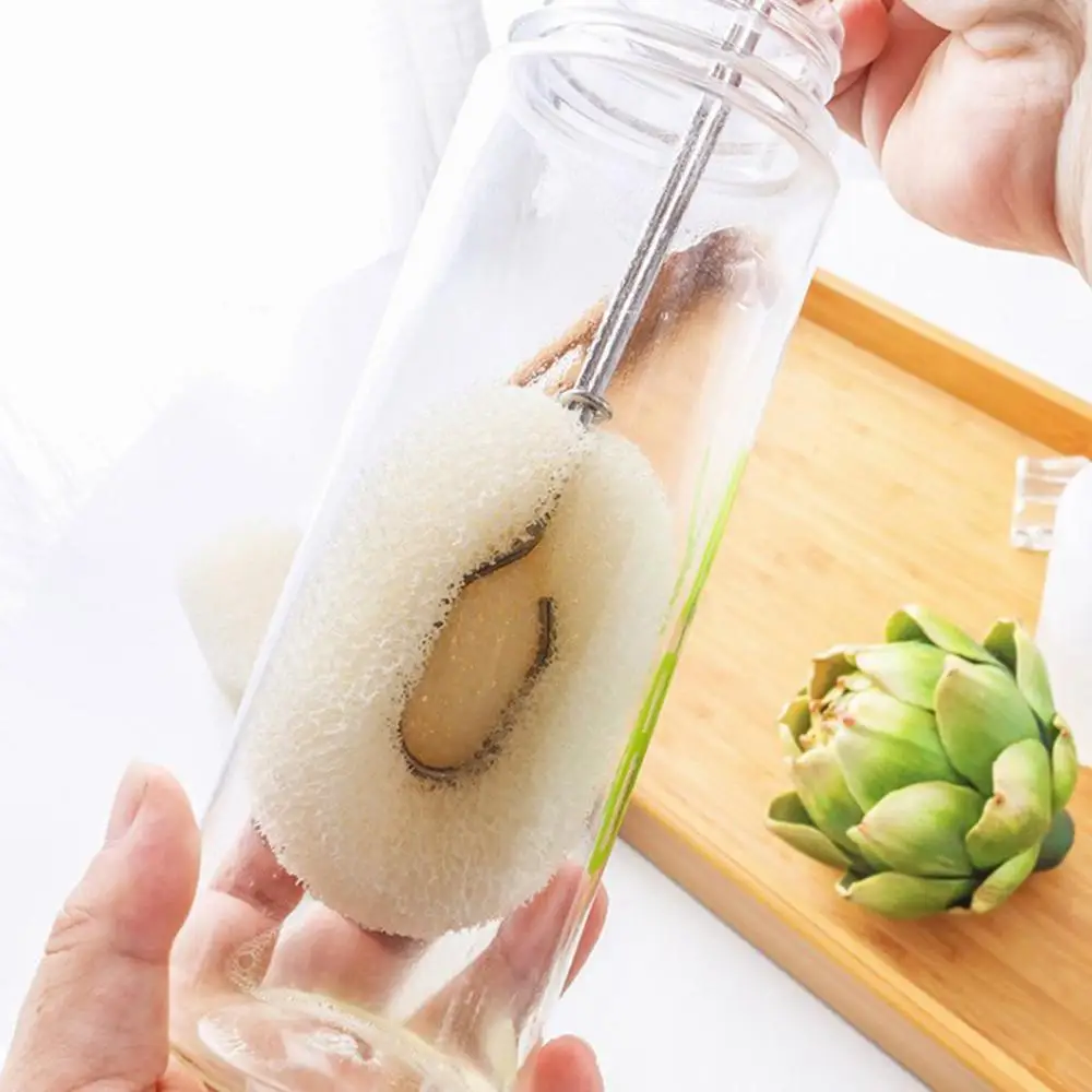 5 шт. антипригарная губка для бутылок с длинной ручкой|Чистящие щетки| |