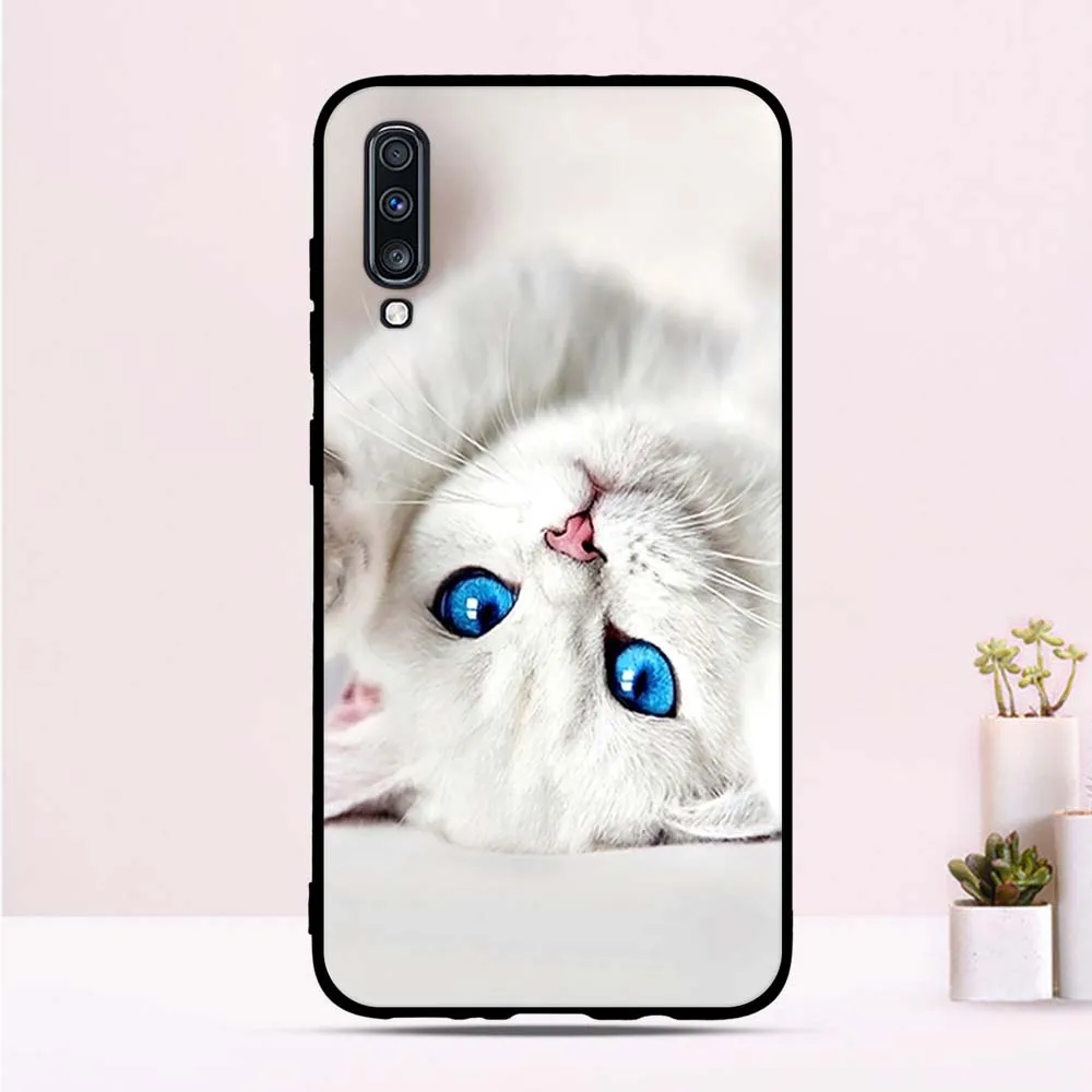 Чехол для Samsung Galaxy A70 силиконовый защитный чехол с принтом A 70 A705 SM-A705F/DS | Мобильные
