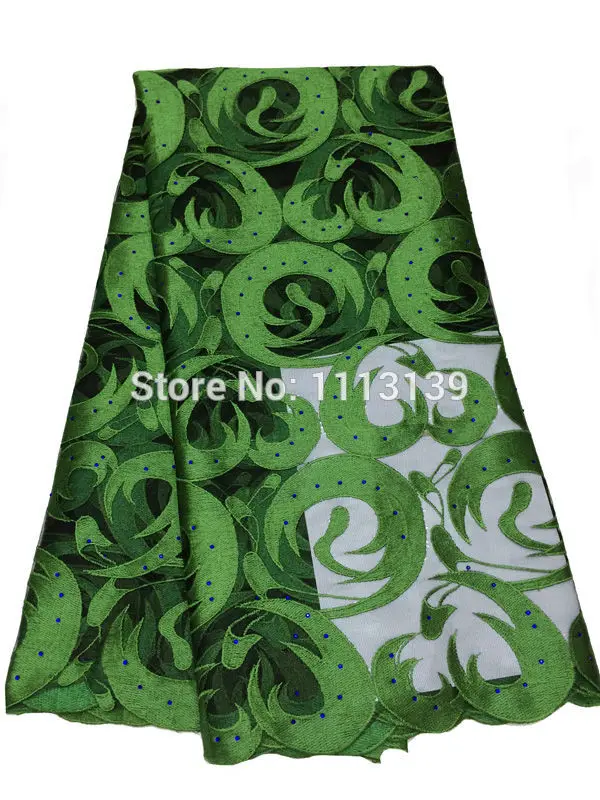 Бесплатная доставка DHL! Чистый белый африканский французский шнурок с бусины