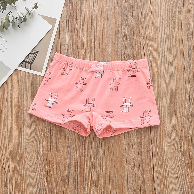 5 шт./Лот хлопковые трусы боксеры для девочек|Трусики| |