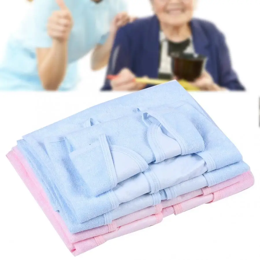 

Водонепроницаемый комбинезон для пожилых людей, слюнявчик для взрослых, слюнявчик, полотенце, обеденный фартук, защита для одежды, халат дл...