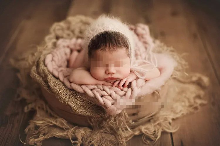 Одеяло для новорожденных реквизит фотосъемки пеньковая веревка манильское