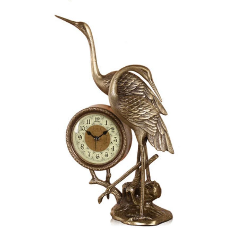 12 дюймов винтажные чистые медные столешницы часы Европейский латунный кабинет