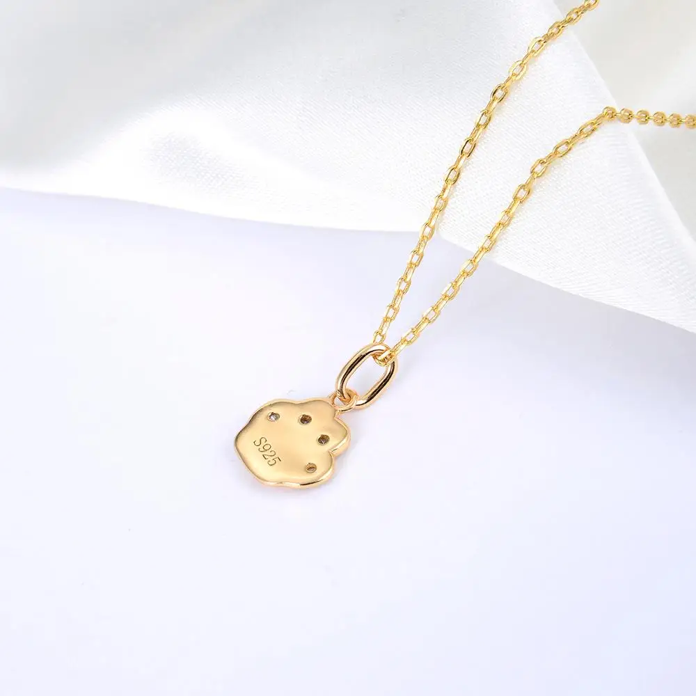 Singreal Cute Animal Charm Necklace Claw S925 Sterling Dog Cat Paw Print for Women Jewelry Anniversary Gift 2019 | Украшения и