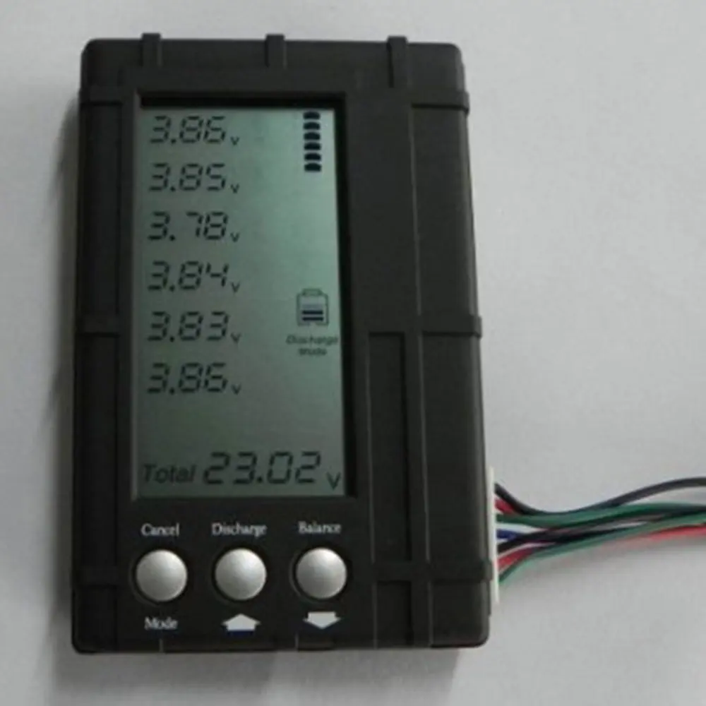2 шт. 3 в 1 RC s 6 LCD Li Po балансировщик батареи + тестер напряжения разрядник|Детали и